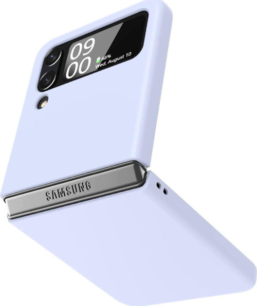Samsung Galaxy Z Flip 4 İle Uyumlu Kılıf 180 Derece Aç Kapa Kamera Korumalı Arka Kapak