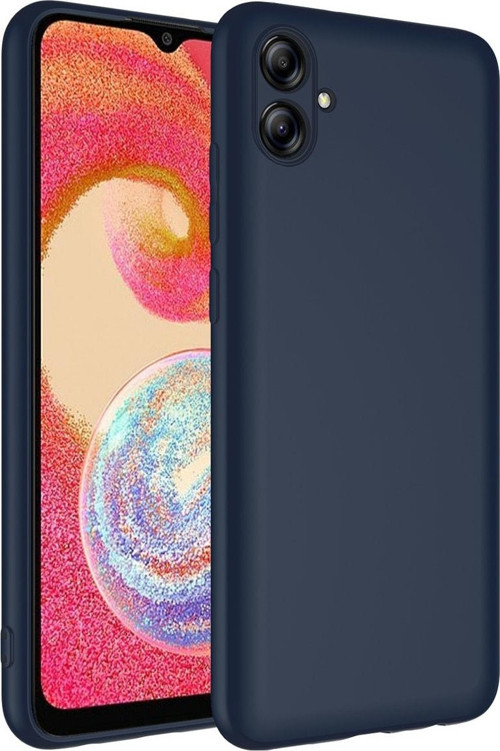 Vivo Y16 Ile Uyumlu Kılıf Kadife Iç Yüzey Silikon Z-mara Lansman Vieri Kılıf Lacivert