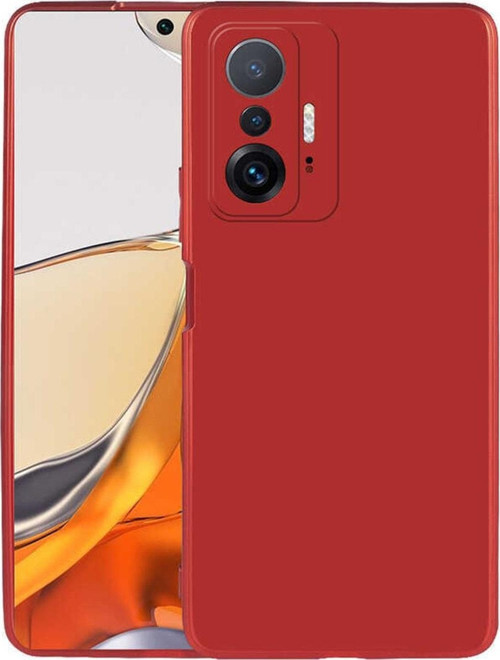 Xiaomi Mi 11t Pro 5g Ile Uyumlu Kılıf Premier Silikon Kapak Kırmızı