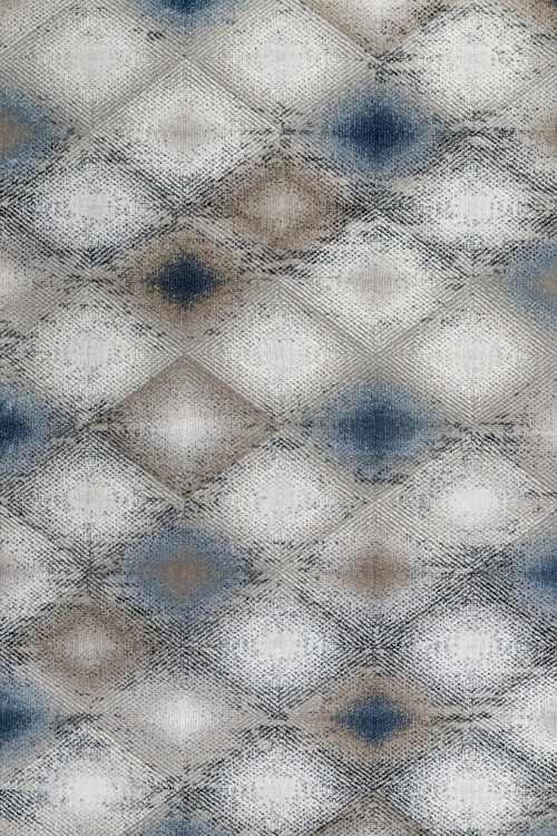 Gri Geometrik Etnik Modern Desenli Pamuk Makinada Yıkanabilir Hav Toz Vermez Leke Tutmayan Kaymaz Taban Dijital Makine Baskı Salon Yolluk Mutfak Halı