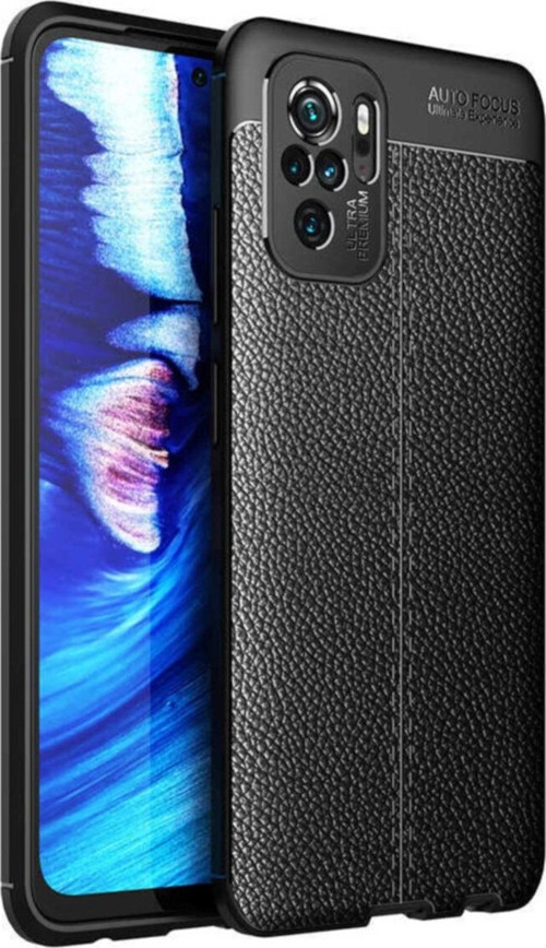 Xiaomi Redmi Note 10 Uyumlu Niss Silikon Deri Görünümlü Kılıf