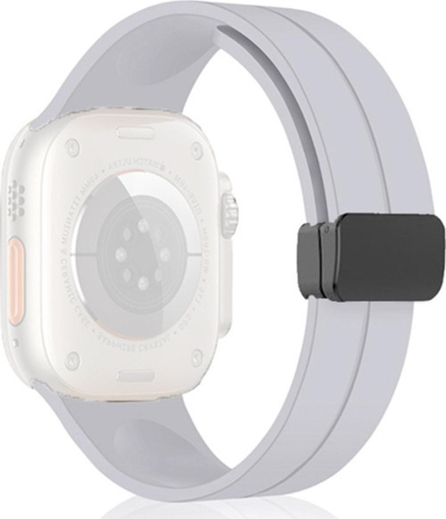 Apple Watch Ultra ile uyumlu Kordon 49mm Katlanabilir Mıktanıslı Tokalı Ethereal Spor Kayış Kordon