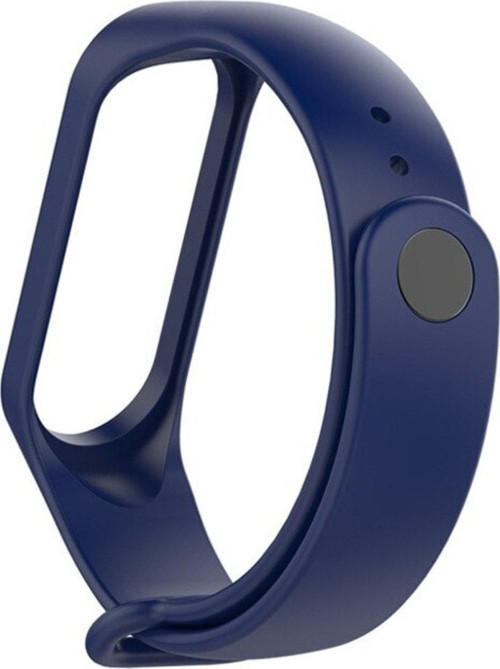 Xiaomi Mi Band 7 Ile Uyumlu Saat Kayışı Ent Kaliteli Spor Saat Termoplastik Kordon Lacivert