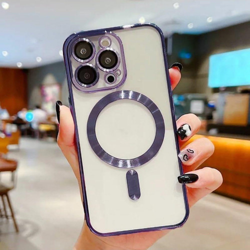 iPhone 15 Pro Max ile Uyumlu Kamera Korumalı Kılıf Magsafe ile uyumlu Silikon Kılıf