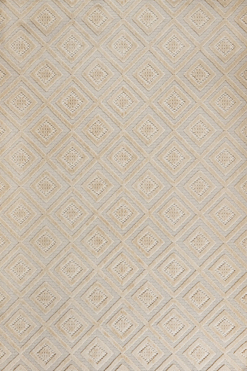 Bej Geometrik Etnik Modern Desenli Pamuk Makinada Yıkanabilir Hav Toz Vermez Leke Tutmayan Kaymaz Taban Dijital Makine Baskı Salon Yolluk Mutfak Halı