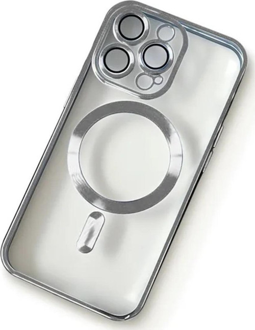 iPhone 14 Pro ile uyumlu Kamera Korumalı Kılıf Magsafe ile uyumlu Wireless Power-Magnet Kılıf