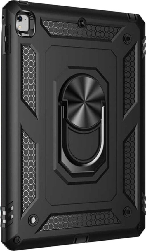 Ipad 10.2 (8.nesil) Tablet Kılıfı Standlı 360 Mega Case Siyah