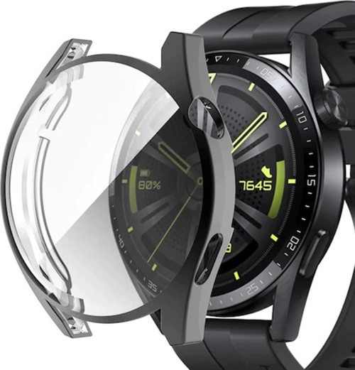 Huawei Watch Buds Ile Uyumlu Aurora Ekran Koruma Hafif Ve Kompakt Ekran Koruyucu Silikon Siyah