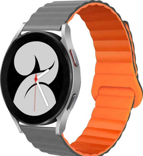 Huawei Honor Magic 2 ile uyumlu Kordon 46mm Manyetik Toka Çift Renk Infatuation Hafif Spor Kayış