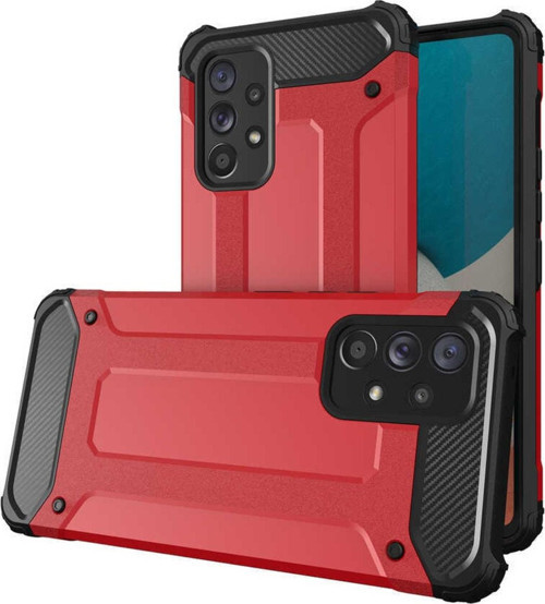 Galaxy A53 5g Kılıf Shockproof Zırh Koruma Kırmızı