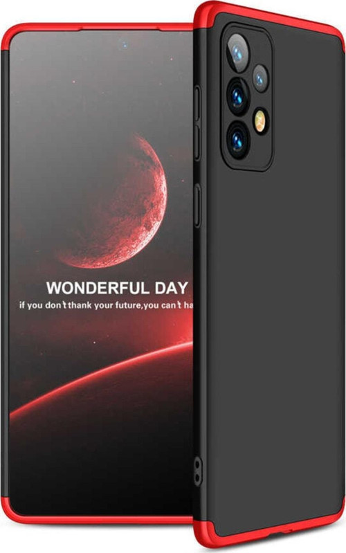 Galaxy A53 5g Kılıf Soft Hard Koruma Ays Siyah-kırmızı