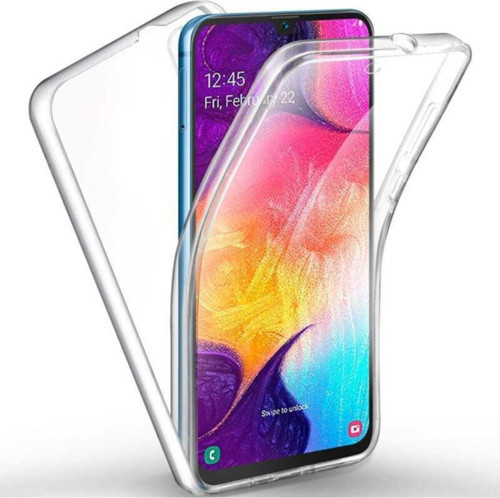 Galaxy A70 Cvzr01 360 Tam Koruma Silikon Kılıf Şeffaf