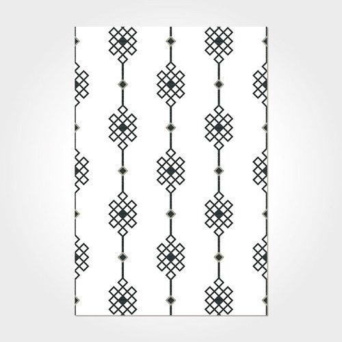 Cassidy Geometrik Siyah Polyester Dikdörtgen Modern Desenli Pamuk Makinada Yıkanabilir Hav Toz Vermez Leke Tutmayan Kaymaz Taban Dijital Makine Baskı Salon Yolluk Mutfak Halı