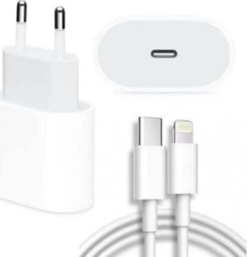 20w Adapter Usb-c To Lightning Kablo Lightning Girişli Cihazlar Için Uyumlu Şarj Seti Seyahat Şarj