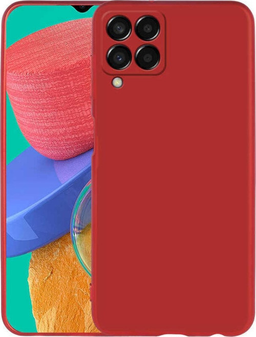 Galaxy M33 Ile Uyumlu Kılıf Premier Silikon Kapak Kırmızı