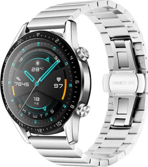 Galaxy Watch 46mm Metal Kordon Gümüş