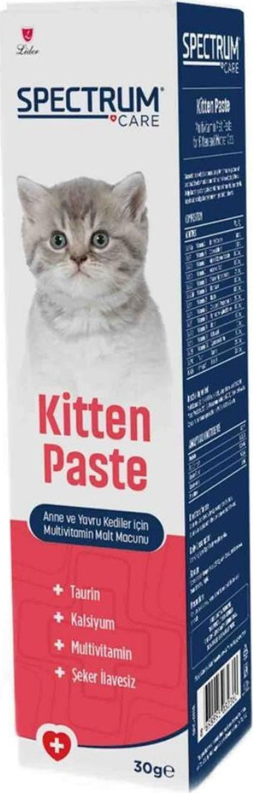 Kitten Paste Yavru Kediler için Multivitamin Malt Macunu 30 gr