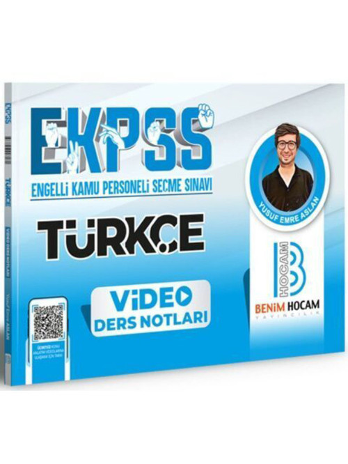 Benim Hocam Yayınları E-Kpss Türkçe Video Ders Notları