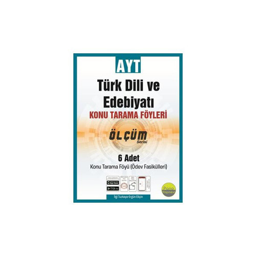 Pano Yayınları Ayt Edebiyat Konu Tarama Föyleri