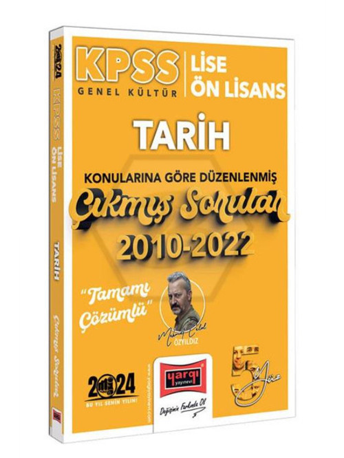 Yargı Yayınları Kpss Önlisans Genel Kültür Tarih Çıkmış Sorular 10-22 Soru Bankası