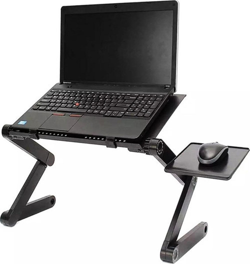Alüminyum Multifunctional Laptop Soğutucu 360° Ayarlanabilir Mousepadli Notebook Macbook Masası