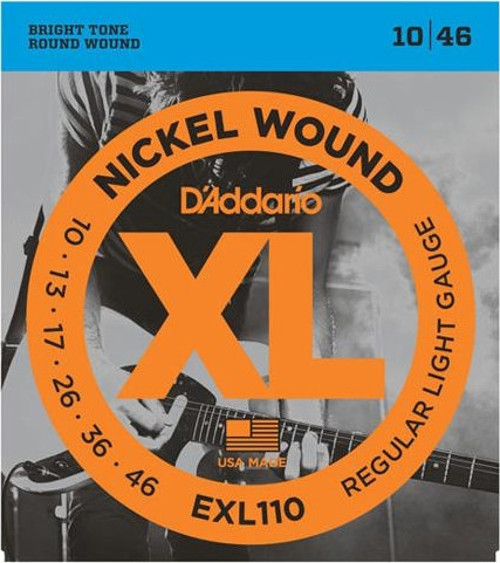 EXL110 REGULAR LİGHT TAKIM TEL ELEKTRO GİTAR TELİ 010-046