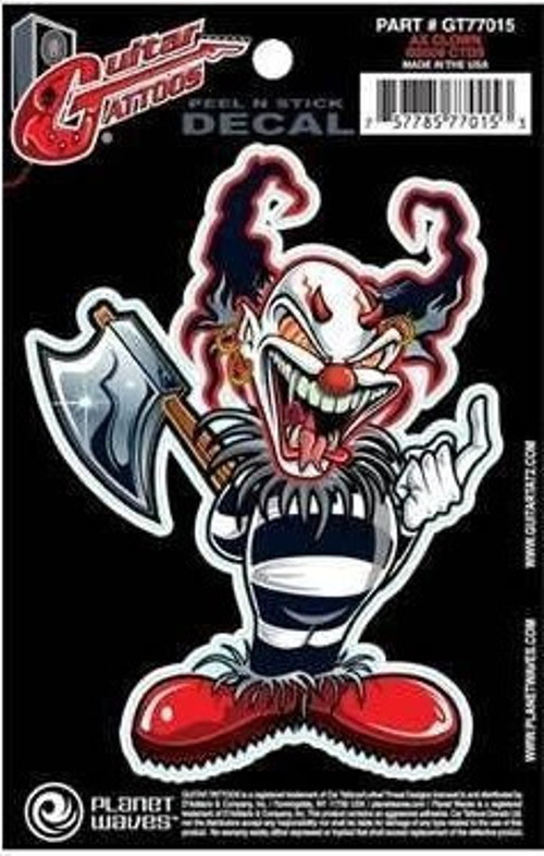 GT77015 STİCKER YAPIŞTIRMA AX CLOWN