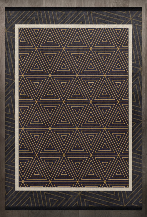 Geometrik Gold Pamuk Dikdörtgen Modern Desenli Pamuk Makinada Yıkanabilir Hav Toz Vermez Leke Tutmayan Kaymaz Taban Dijital Makine Baskı Salon Yolluk Mutfak Halı