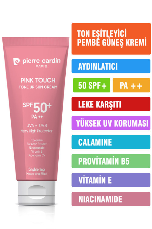 Ton Eşitleyici Aydınlatıcı Yüz Güneş Kremi Pink Touch Tone-Up SPF50+/PA++ – 50 ml