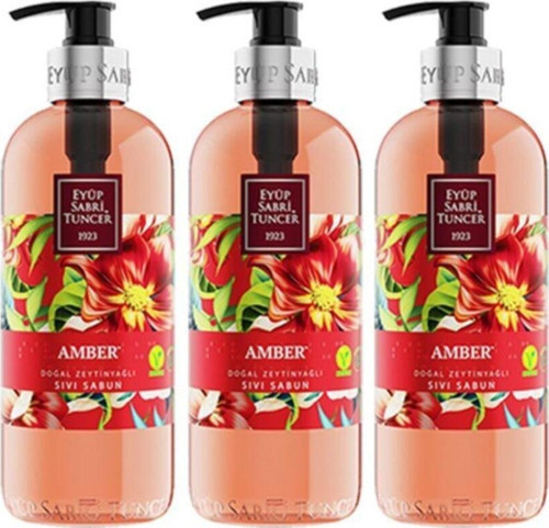 Amber Sıvı Sabun 500 Ml X 3 Adet
