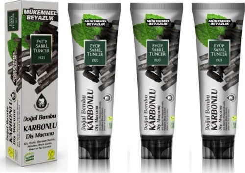 Doğal Bambu Aktif Karbonlu Diş Macunu 75 Ml X 3 Adet