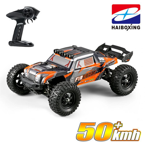 HAIBOXING RC 1/12 901 Firebolt 50+KM/H Sürat 4X4 Uzaktan Kumandalı RC Model Araba RTR Elektrik 4WD Offroad Truck Turuncu