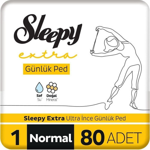 Extra Ultra Ince Günlük Ped Normal 80 Adet Ped