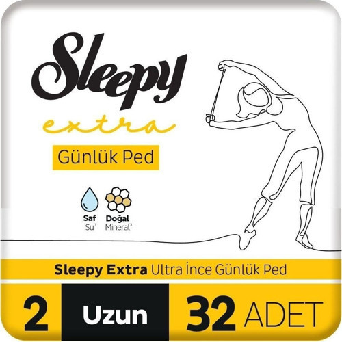 Extra Ultra Ince Günlük Ped Uzun 32 Adet Ped