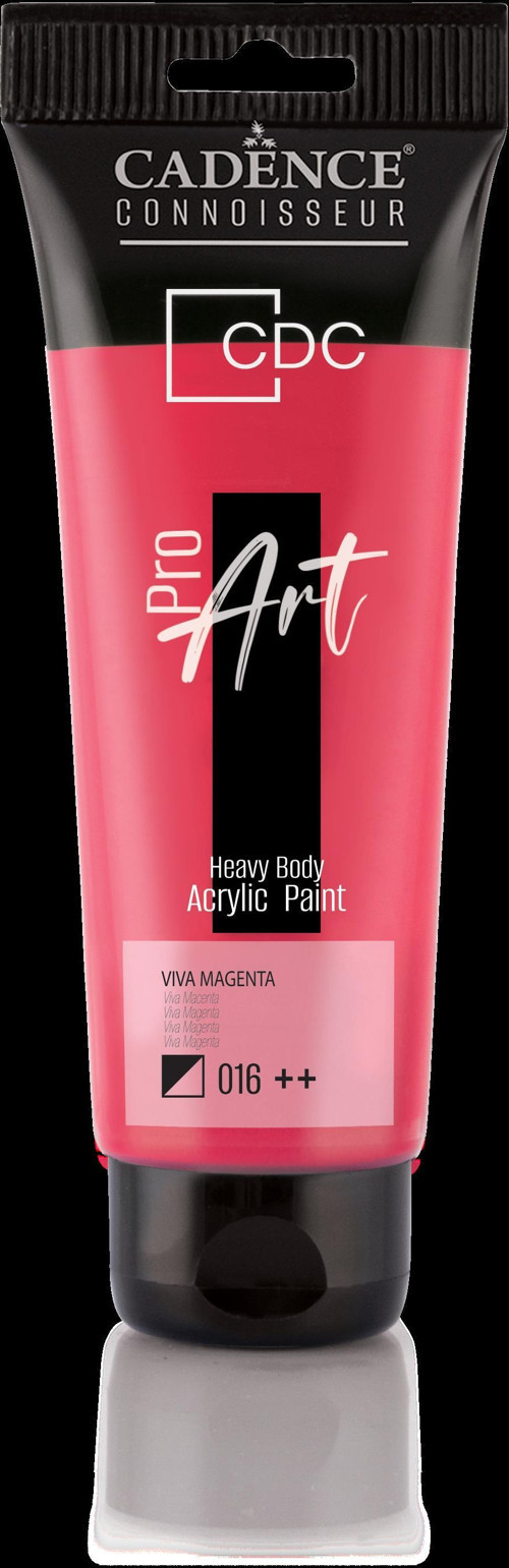 PROART HEAVY BODY AKRİLİK BOYA PR-016 VIVA MACENTA 120ML