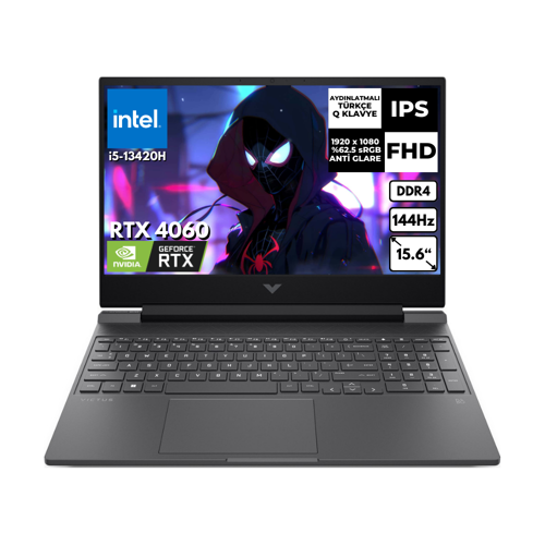Victus 15-FA2704NT i5-13420H 32 GB 1 TBSSD 6GB RTX3050 15.6" 144Hz FHD FreeDos Gaming Laptop B7TG9EAAT8