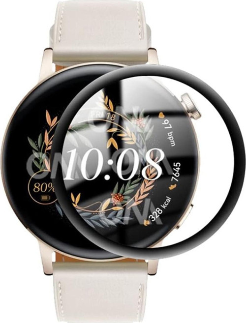 Huawei Watch GT 41mm ile Uyumlu PMMA Pet Dungeon Armor Saat Ekran Koruyucu