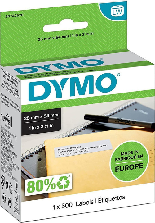 25x54mm Çok Amaçlı LW Adres/Barkod Etiketi (11352)