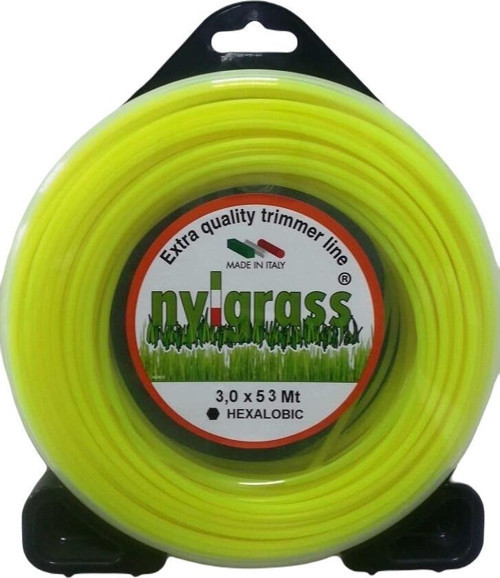 Sarı Altıköşe Tırpan Misinası 3.0 mm 53 mt