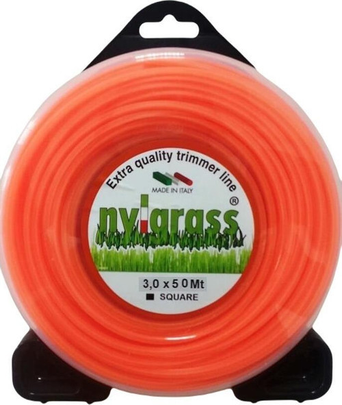 Tırpan Misinası Turuncu Dörtköşe 3.0 mm 50 mt