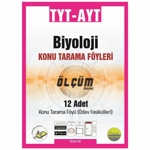 Pano Yayınları Tyt-Ayt Biyoloji Konu Tarama Föyleri