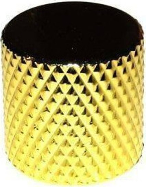MNB1GD GİTAR-BAĞLAMA POT DÜĞME BAŞLIĞI YUVARLAK GOLD SARI