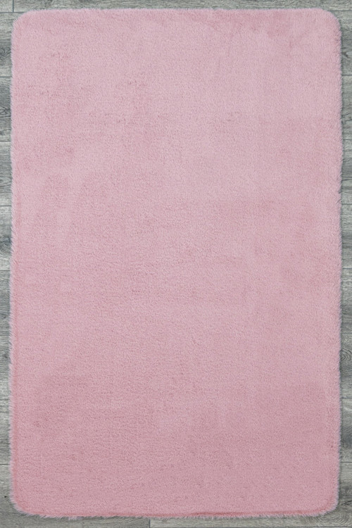 Waymon Düz Pembe Polyester Oval Modern Desenli Akrilik Hav Vermeyen Leke Tutmayan Kolay Temizlenen Yumuşak Makine Salon Yolluk Mutfak Halı