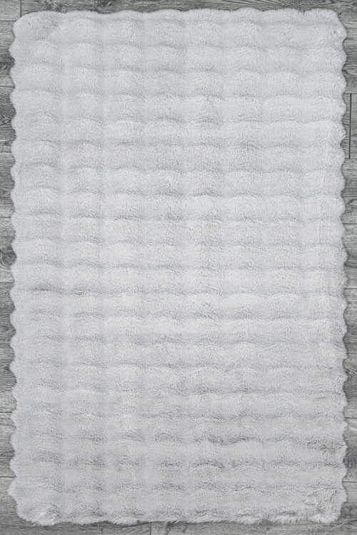 Frederica Düz Gri Polyester Oval Modern Desenli Akrilik Hav Vermeyen Leke Tutmayan Kolay Temizlenen Yumuşak Makine Salon Yolluk Mutfak Halı