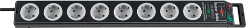 Brennenstuhl Super-Solid surge protection 13.500 A 8Li Priz Siyah