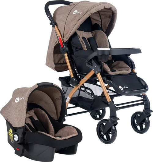 Ab460 Active Gold Travel Sistem Bebek Arabası Kahverengi