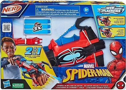 Spider Man Strike'n Splash Su ve Dart Fırlatıcı F7852