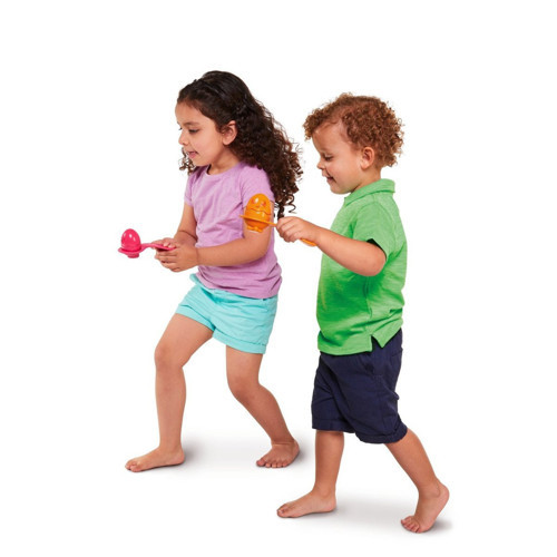 73082 Tomy Saklambaçlı Yumurtalar Kaşık Seti 6-36 Ay Eğitici Aktivite Oyuncağı – Renkli Sesli Eşleştirme ve Denge Oyunu