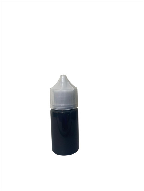 30ml plastik siyah gorilla şişe beyaz kapaklı şişe, 50 adet, plastik şişe, likit şişesi, sıkıma uygun yumuşak şişe