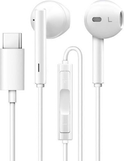Tc-01 Typ-c to Stereo Earphone Kablolu Kulaklık Beyaz